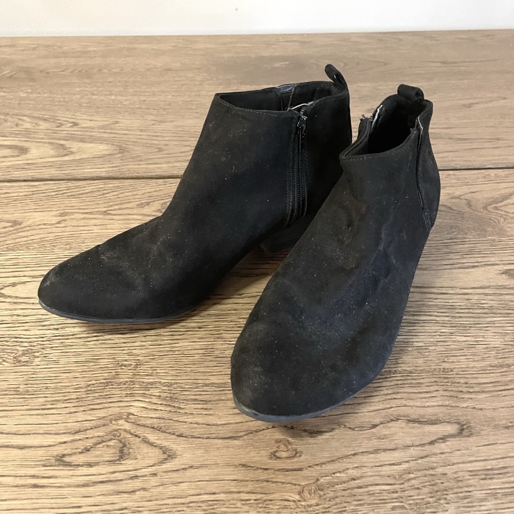 Suede Ankle Boots | size 9